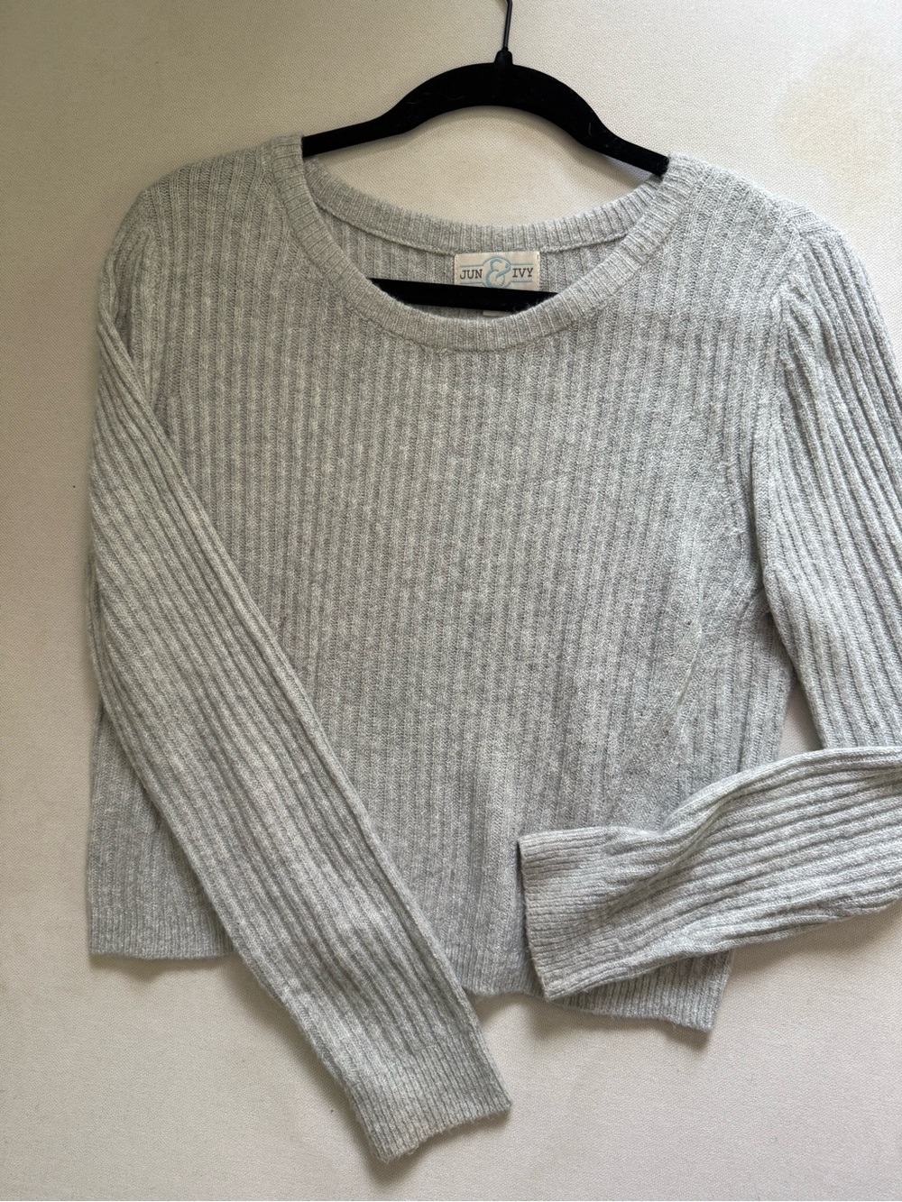Women's Ribbed Crewneck Sweater